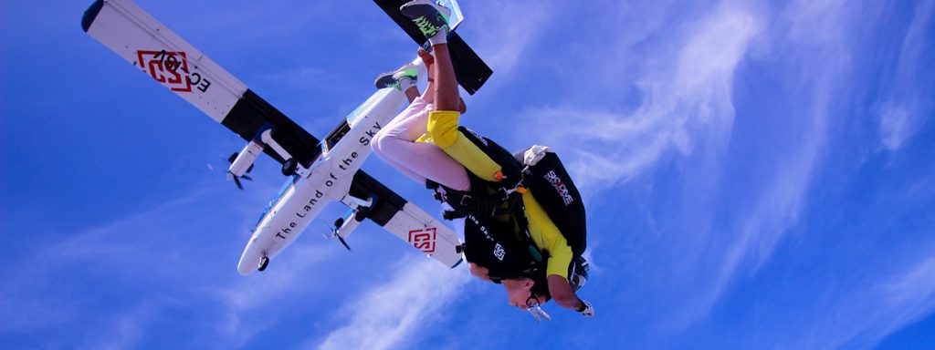 sky diving challenge