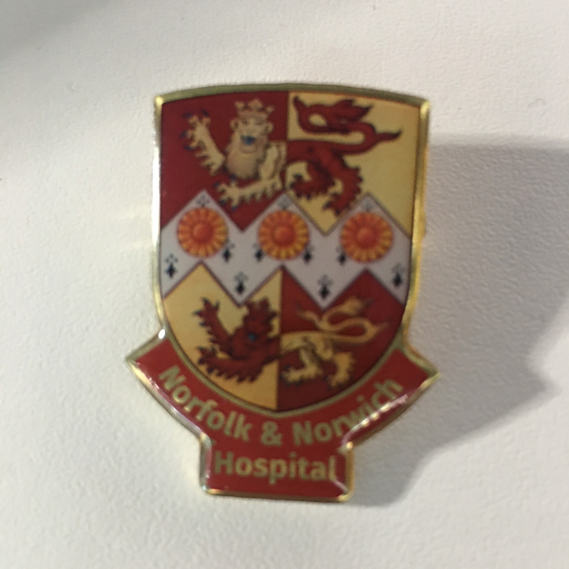 N&N Royal Coat of Arms Pin Badge